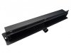 AQUALine - Odpływ liniowy ścienny czarny/black 2w1 pod płytkę Rozmiar 80cm S04BK800